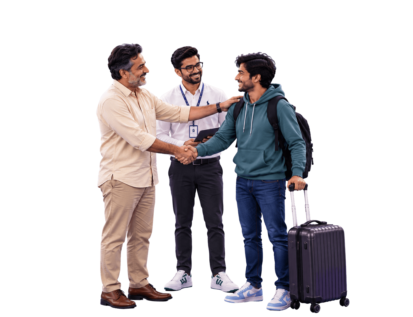A ComfoBuddyRental Buddy introducing a tenant to the owner